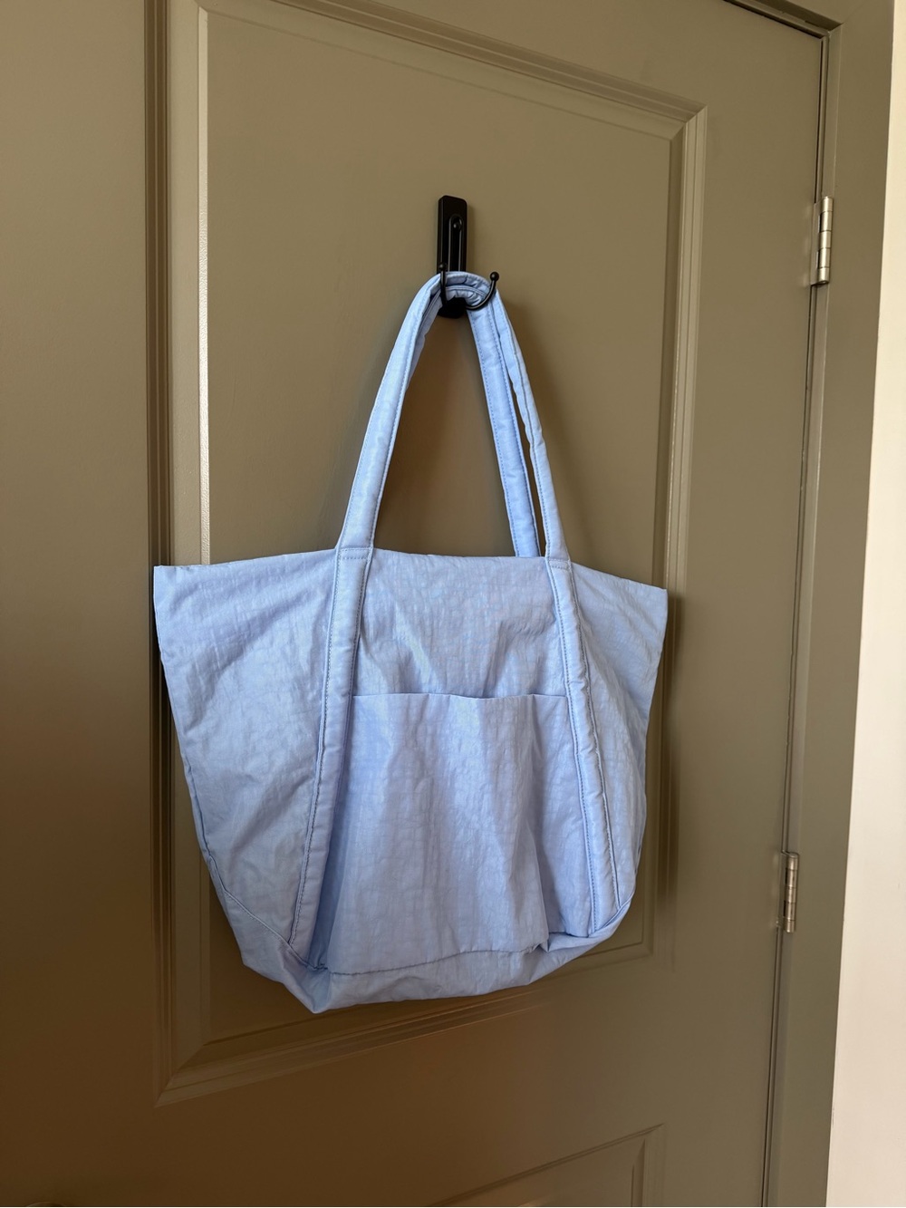BAGGU | Puffy Cloud Tote Bag in French Blue - Picture 3 of 12